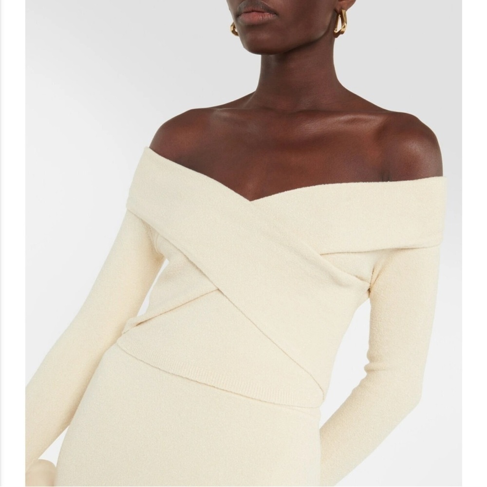 Simkhai Aiden off-shoulder knit top XS